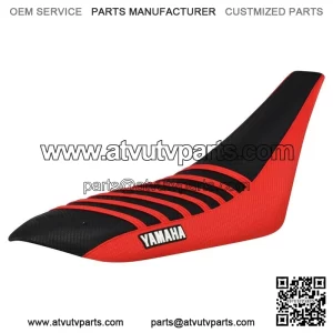 Yamaha YFZ 450 Gripper Seat Cover  2004-2013  RED/BLACK/RED ribs LOGO #200