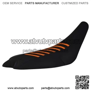 Yamaha 2009-2024 YFZ 450R 450 R Gripper Seat Cover all BLACK/ORANGE ribs #201