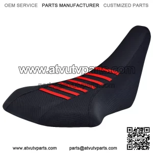 Suzuki LTZ 400 Z400 Gripper Seat cover 2003-2008 Black / Red Ribs Enjoy Mfg #207