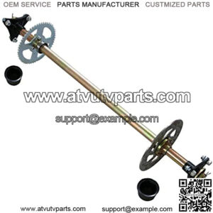 For Go Kart Quad Trike Rear Axle Shaft Assembly Set 740mm