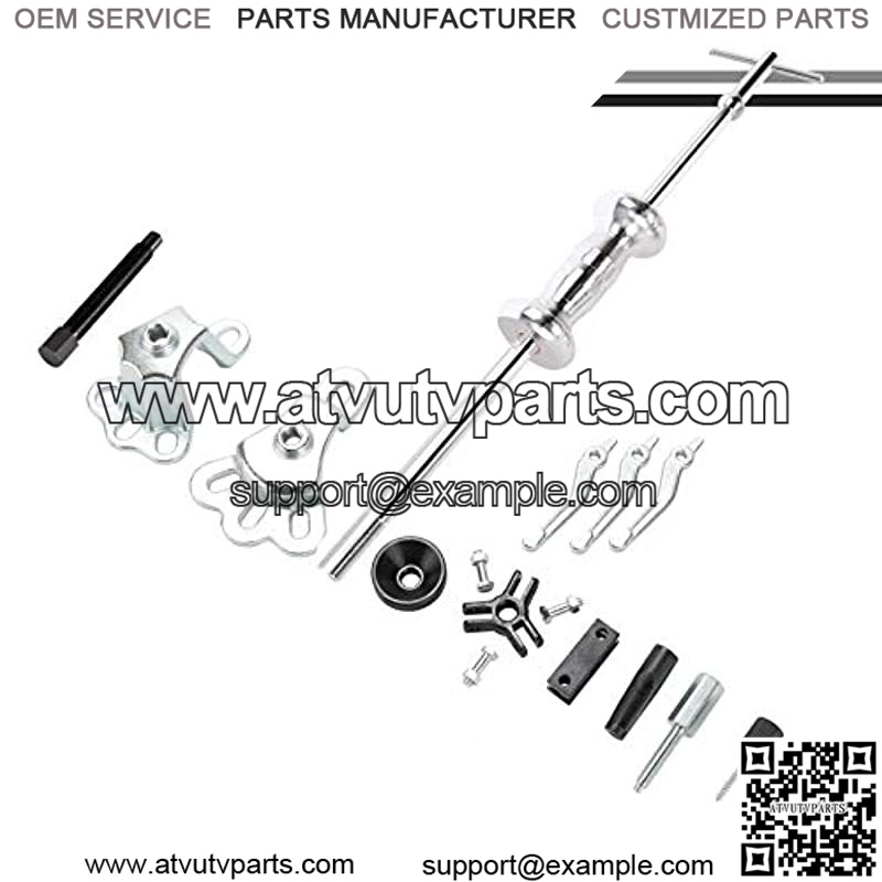 Slide Hammer, Orion Motor Tech 9-Way Internal/External Slide Hammer Puller Set - Pulls Hubs, Rear Wheel Axle Shafts, Bearings, Bushings, Seals, Retainers - Image 3