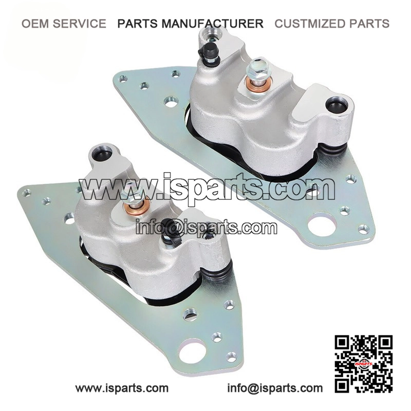 Front Left & Right Brake Calipers with Pads for Polaris #1912496 1912497 1912498