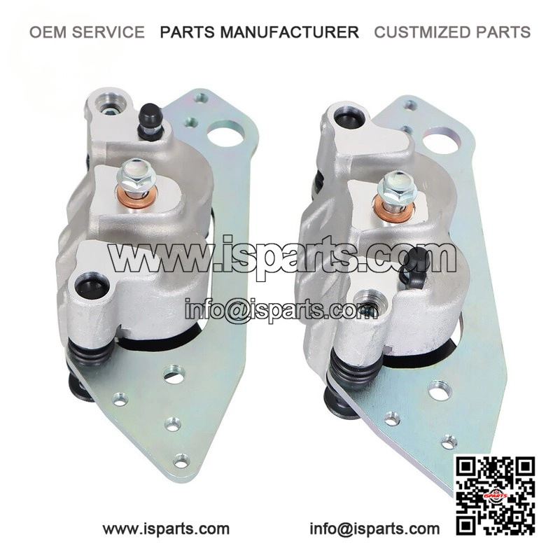 Front Left & Right Brake Calipers with Pads for Polaris #1912496 1912497 1912498 - Image 3