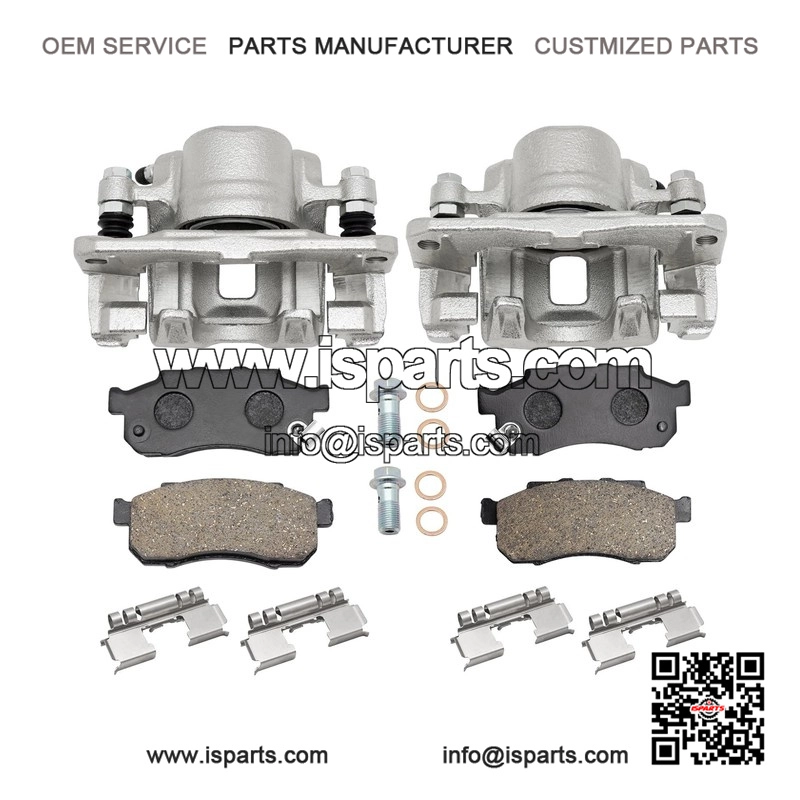 Front Left & Right Brake Calipers with Ceramic Pads for Honda Pioneer 700 / 500 / 520 - Image 2