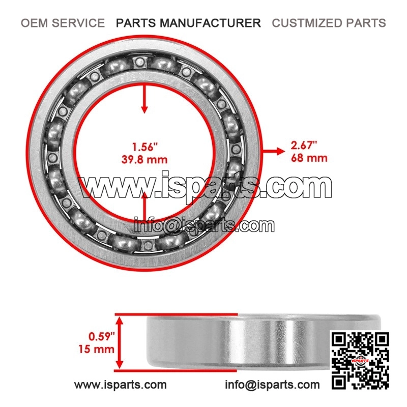 Rear Differential Gear & Pinion Bearing Kit for Can-Am Outlander Max 650 6x6 (2022-2023) - Image 5