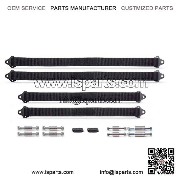 Front and Rear Limit Strap Kit for Polaris RZR XP 1000 Turbo Off Road UTV