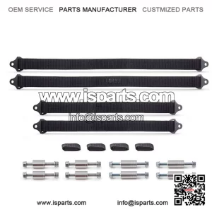 Front and Rear Limit Strap Kit for Polaris RZR Turbo S SXS Off Road UTV