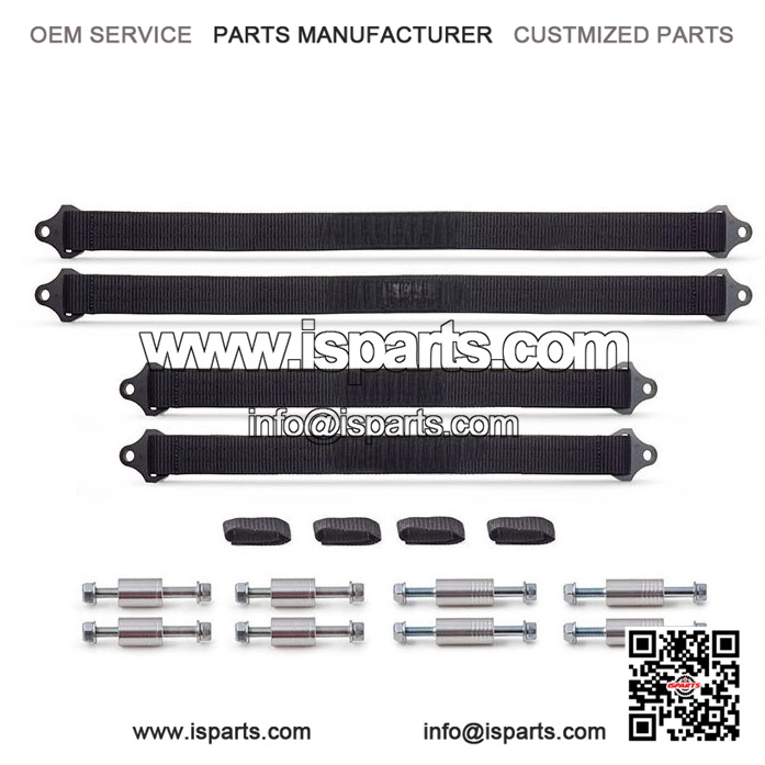 Front and Rear Limit Strap Kit for Polaris RZR Turbo S SXS Off Road UTV