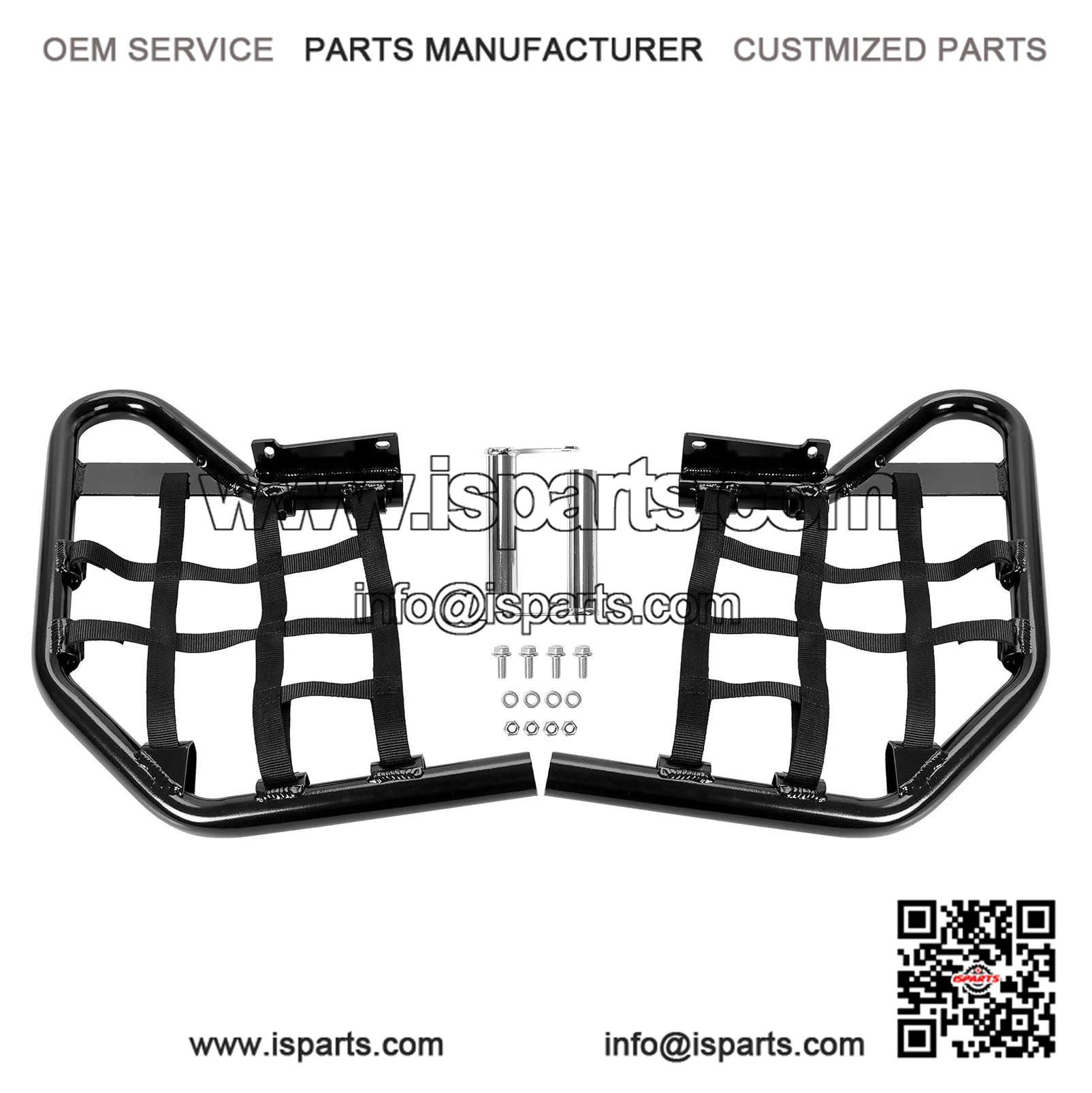 Standard Black Nerf Bars for Suzuki LTZ400 ATV