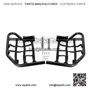 Standard Black Nerf Bars for Kawasaki KFX450R ATV