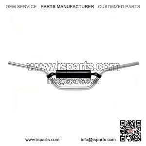 Silver ATV Quad Bike Handlebars - 7/8 Inch YZM660 Raptor Bend