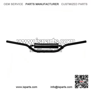 Black ATV Quad Bike Handlebars - 7/8 Inch TRX400EX X Bend