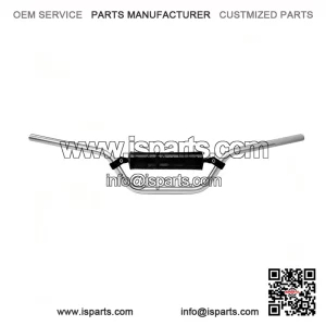 Silver ATV Quad Bike Handlebars - 7/8 Inch TRX400EX X Bend