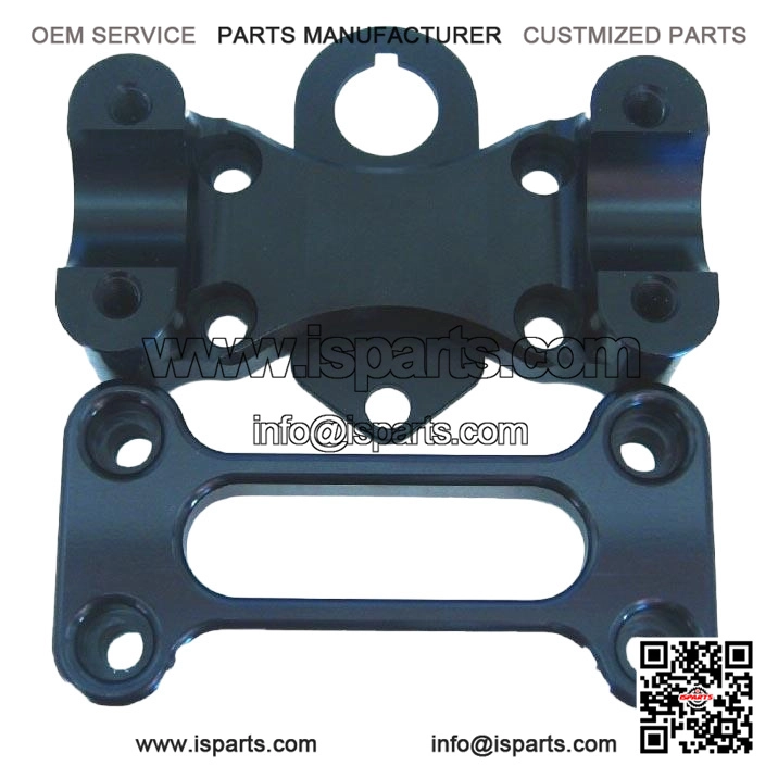 Black 1-1/8 Inch Fat Handlebar Clamp for Yamaha Banshee YFZ350