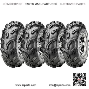 Front 25x8-12 and Rear 25x10-12 6 Ply ATV Tyre Set