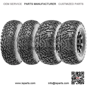 Front 25x8-12 and Rear 25x10-12 6 Ply ATV Tyre Set