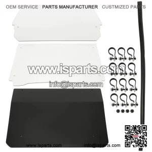 Windscreen and Roof Kit for Polaris RZR 170 ATV UTV Quad Bike