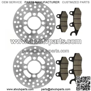 For Yamaha Rhino 450 YXR450 4X4 2006-09 Rear Brake Caliper And Disc Rotor With Pad