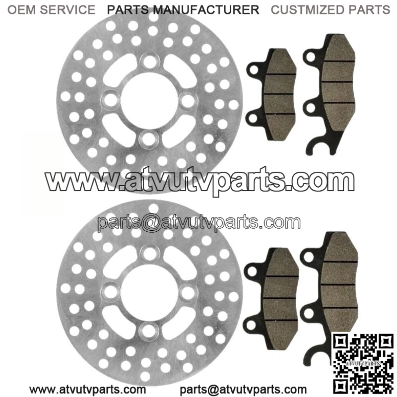 For Yamaha Rhino 450 YXR450 4X4 2006-09 Rear Brake Caliper And Disc Rotor With Pad
