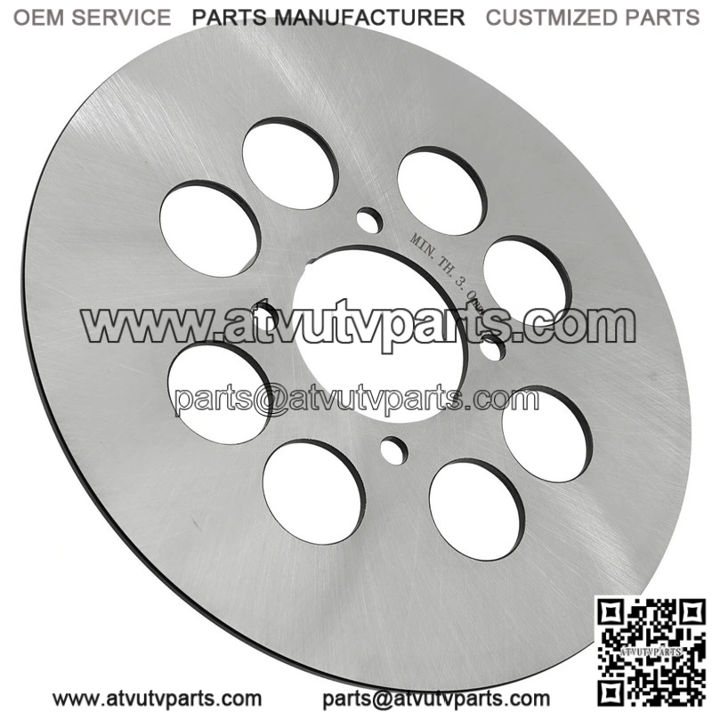 For Yamaha Raptor 660R 2001-2005 Rear Right Brake Disc with Brake Pads and Bolts
