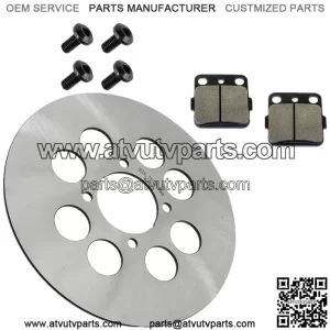 Fits Yamaha Warrior 350 YFM350X 1990-2004 Rear Brake Disc Rotor With Caliper