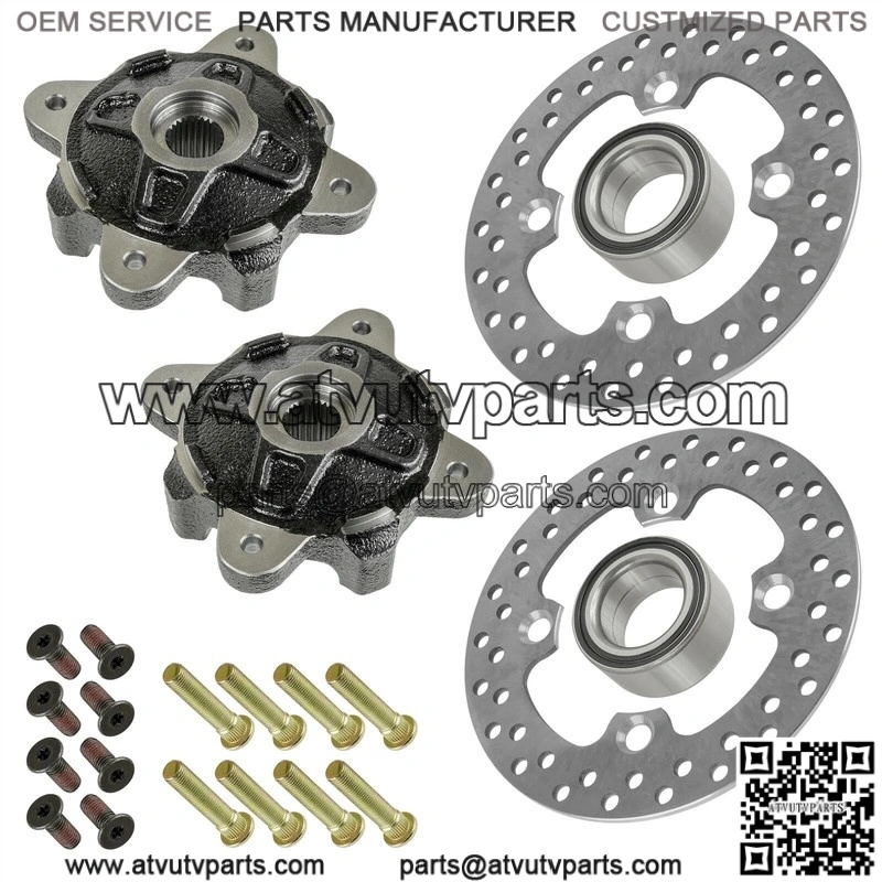 For Polaris RZR XP 4 900 EFI 2013 Wheel Carrier Disc and Bearing With Bolts