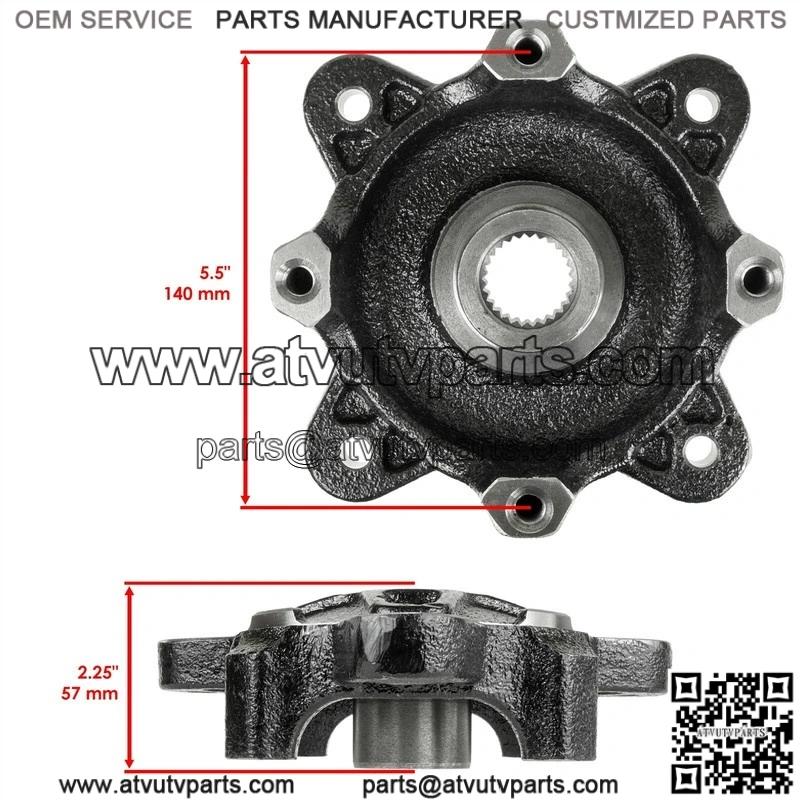 For Polaris RZR XP 4 900 EFI 2013 Wheel Carrier Disc and Bearing With Bolts - Image 2