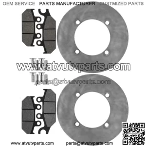 For Honda Pioneer 700-4 SXS700M 2014-2026 4 Seater Front Brake Disc Rotors