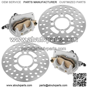 For Honda Fourtrax 400 TRX400EX 1999-04 Rear and Front Brake Disc With Bolt and Caliper