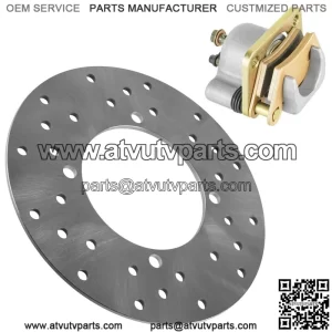 Fits Yamaha YFZ450X 2010 2011 Front and Rear Brake Disc Rotor With Brake Pads
