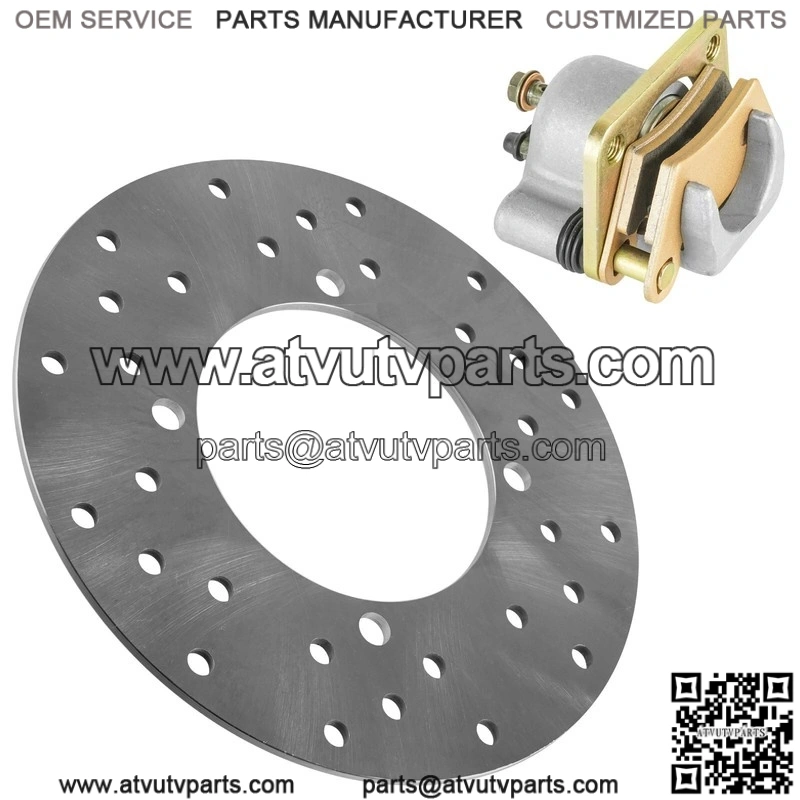 Fits Yamaha YFZ450X 2010 2011 Front and Rear Brake Disc Rotor With Brake Pads