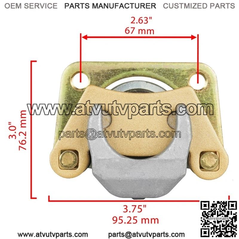 Fits Yamaha YFZ450X 2010 2011 Front and Rear Brake Disc Rotor With Brake Pads - Image 2