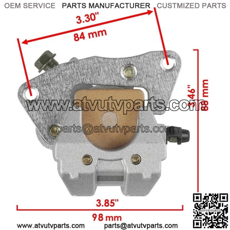 Fits Polaris Ranger XP 900 2012 2013 Rear Right Brake Caliper With Disc - Image 2