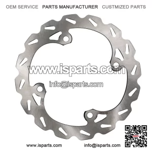 Front and Rear Brake Disc Rotor Set for Polaris Scrambler, Sportsman