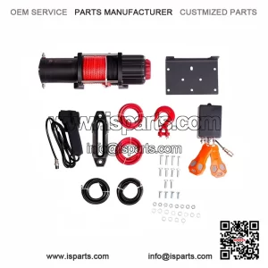 Synthetic Rope Winch Kit for Off Road ATV UTV (6000 Pound)