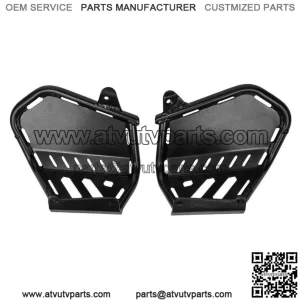 Black Aluminum Heel Guards for 2006-2026 Yamaha RAPTOR 700 700R YFM700