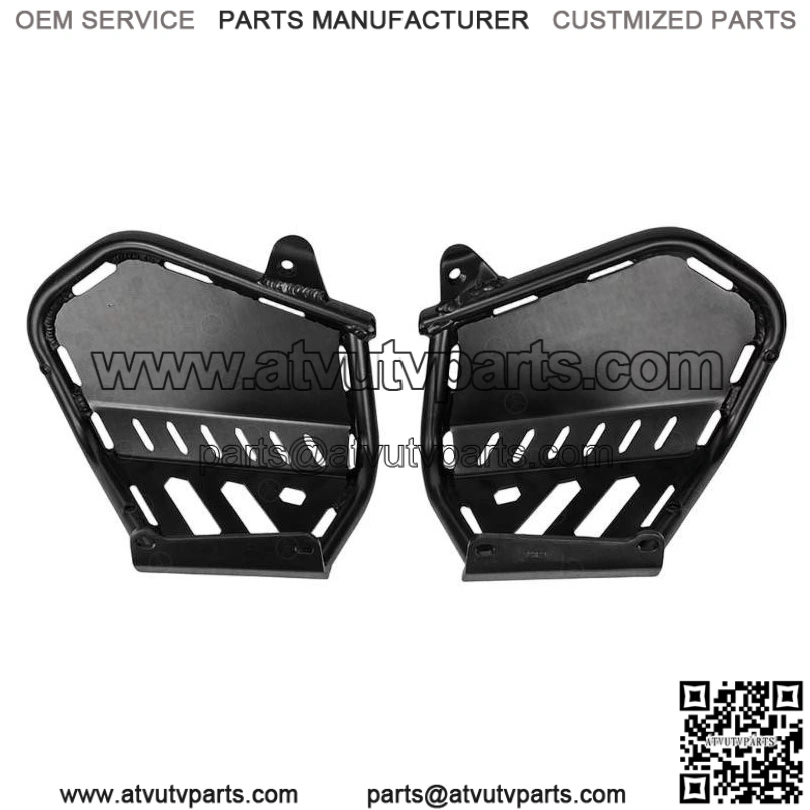 Black Aluminum Heel Guards for 2006-2026 Yamaha RAPTOR 700 700R YFM700
