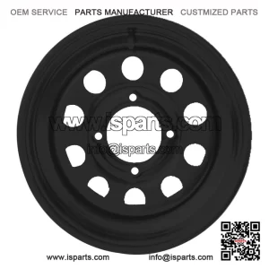 Silver Steel ATV UTV Quad Bike Rim (14x6, 4x137, +13)