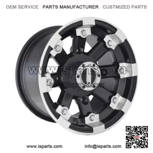 12x7 4x110 4+3 Offset Alloy Wheel for ATV UTV