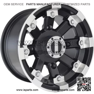 12x7 4x136 4+3 Offset Alloy Wheel for ATV UTV
