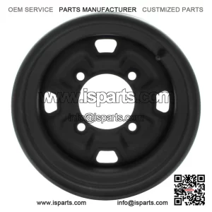 Black Steel Wheel for ATV UTV Quad Bike (12x7, 4x137, +12.7)