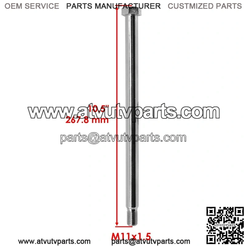 Yamaha Blaster YFS200 1988-2006 / M11 X 1.5 Swingarm Pivot Shaft Bolt - Image 2