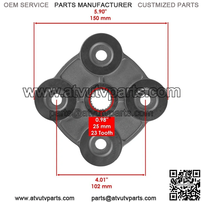 Polaris Scrambler 500 1997-1998 2005-2012 2x Rear L/R Wheel Hub w/ Hardware - Image 2