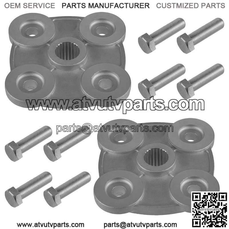 Polaris Scrambler 500 1997-1998 2005-2012 2x Rear L/R Wheel Hub w/ Hardware - Image 4