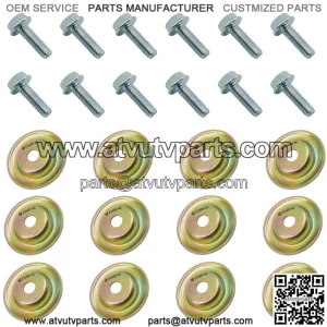 Polaris RZR XP 900 EFI 2011-2012 / M6 X 1.0 Skid Plate Screw Bolt w/ Washer