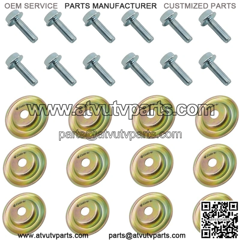 Polaris RZR XP 900 EFI 2011-2012 / M6 X 1.0 Skid Plate Screw Bolt w/ Washer