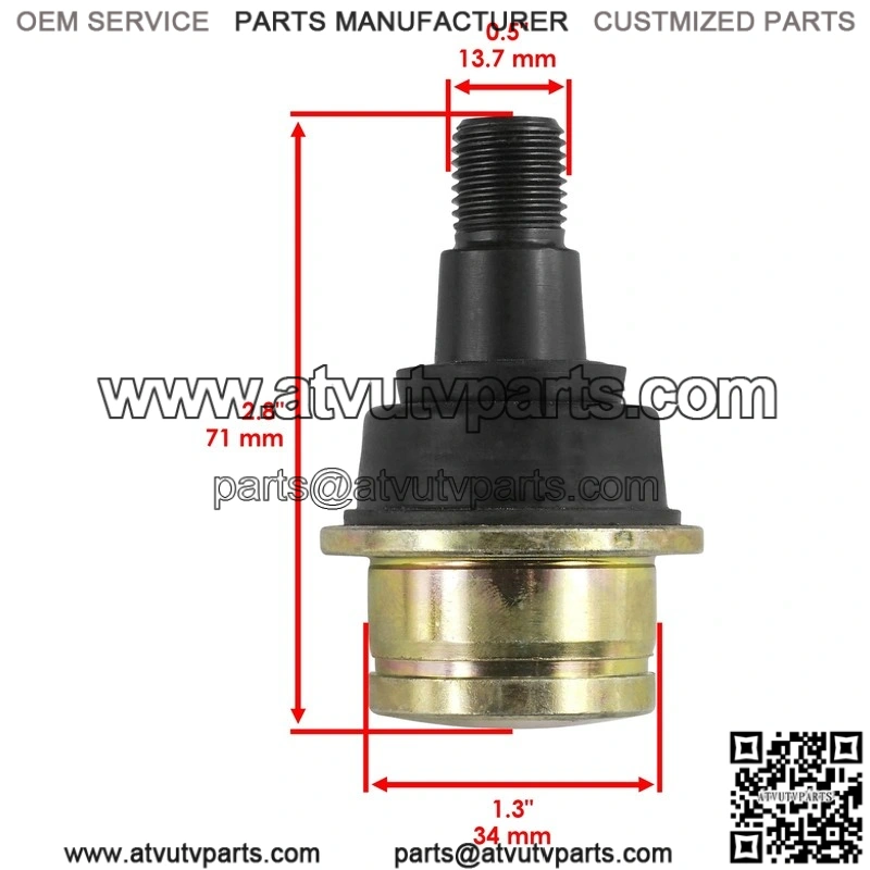 John Deere Xuv Gator 625 I 825 I Gas Front Knuckle Lower Upper Ball Joint - Image 3