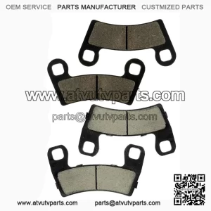 Front and Rear Brake Pad Set for Polaris RZR S 1000 EPS 2017 & RZR S 900 EPS 2015-2017