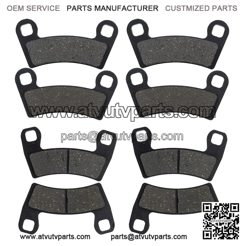 Brake Pads Set for Polaris RZR 900 S & 900 (60 INCH) 2015-2019 | Front and Rear Razor Replacement