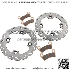 Riptide Rear Brake Rotors and Pads Kit for 2015-2017 Polaris RZR 900 Razor | Rear Brake Assembly